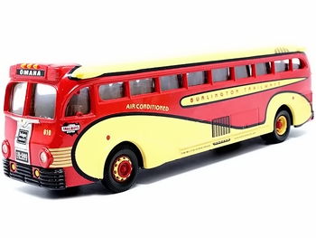 Yellow Coach 743 Bus Model, Trailways - Corgi 98464 - click to enlarge