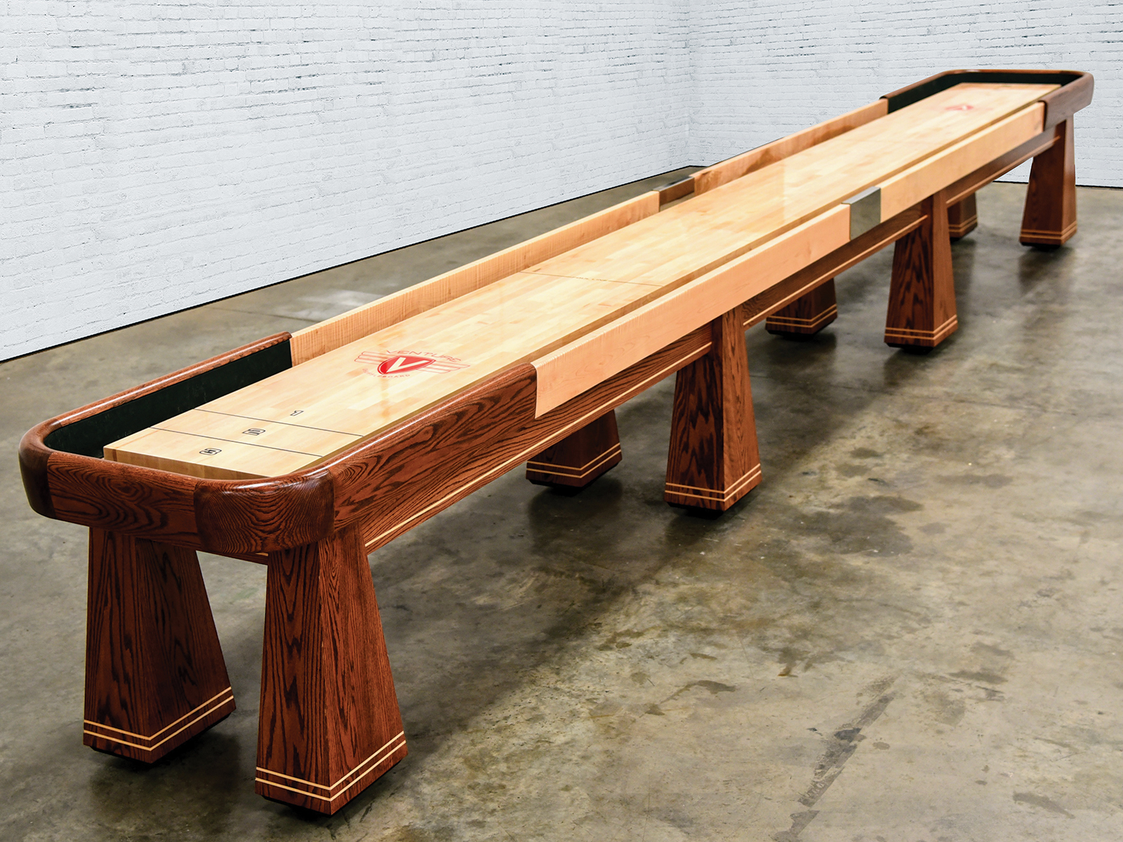 18 Foot Venture Saratoga Shuffleboard Table Made in the USA Venture