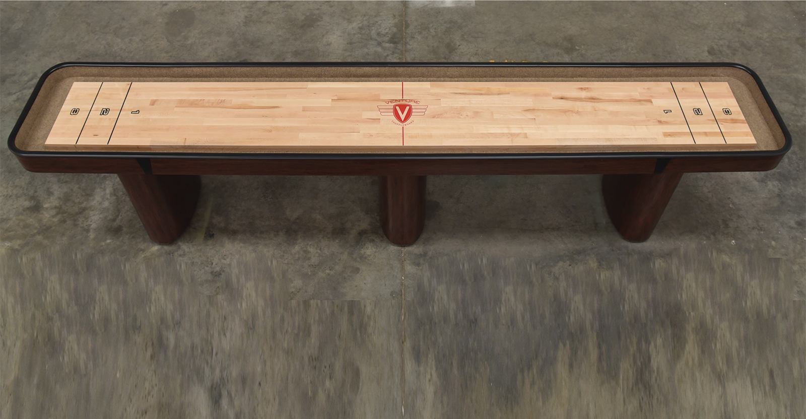 9 Foot Venture Challenger Shuffleboard Table Made in the USA Venture