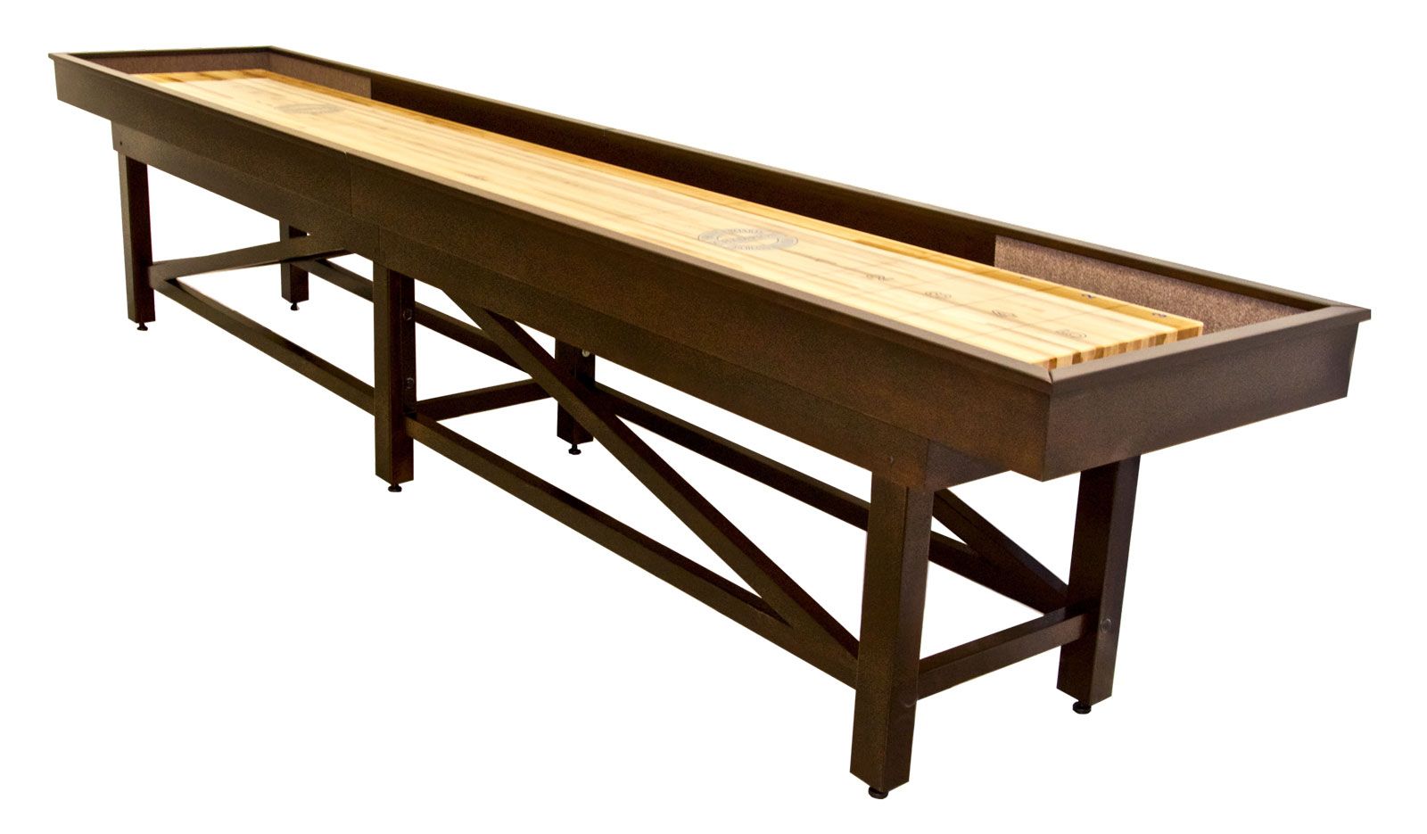 テーブル 9 9 Foot Champion Sheffield Wood Shuffleboard Table | Champion