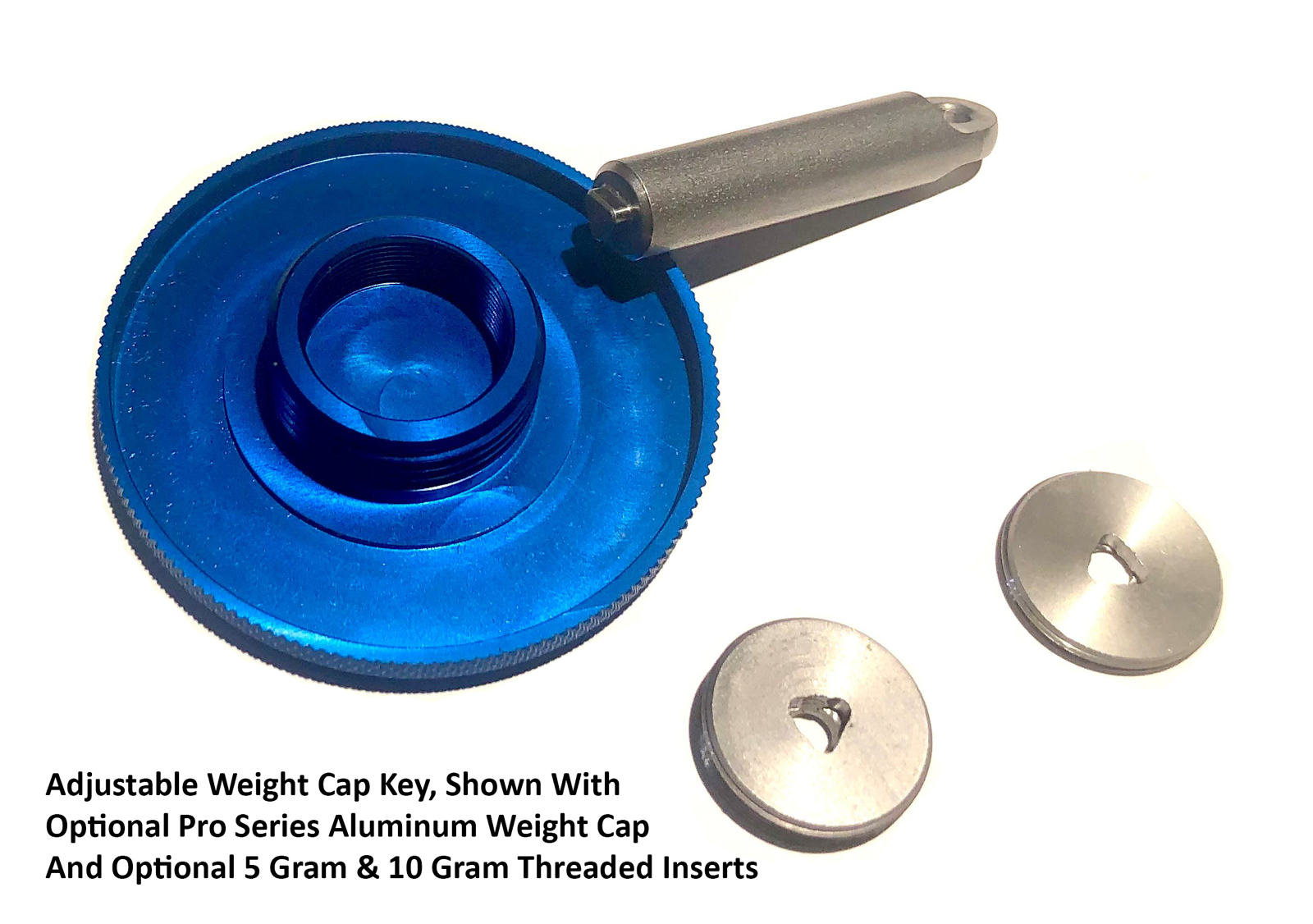 Weight Cap Key For Adjustable Weighted Aluminum Caps Shuffleboard