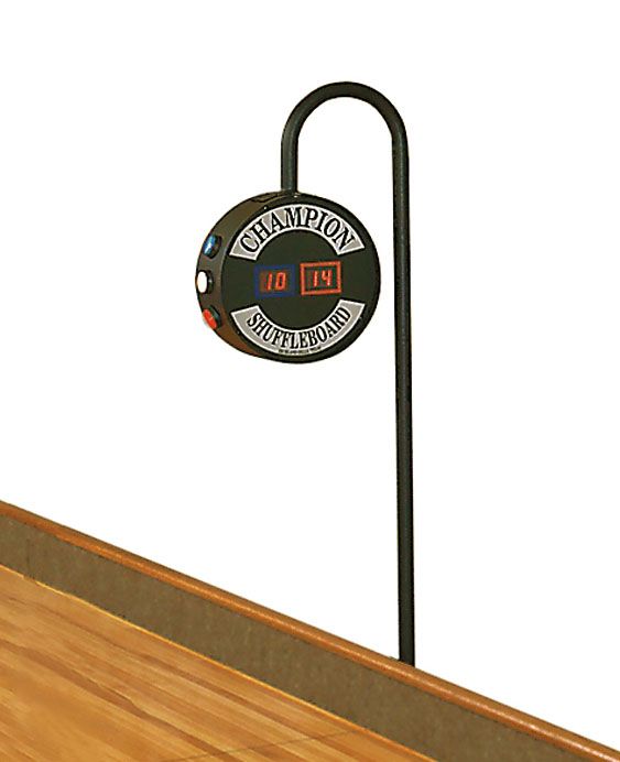 Champion JBar Shuffleboard Table Scoreboard Champion Shuffleboard