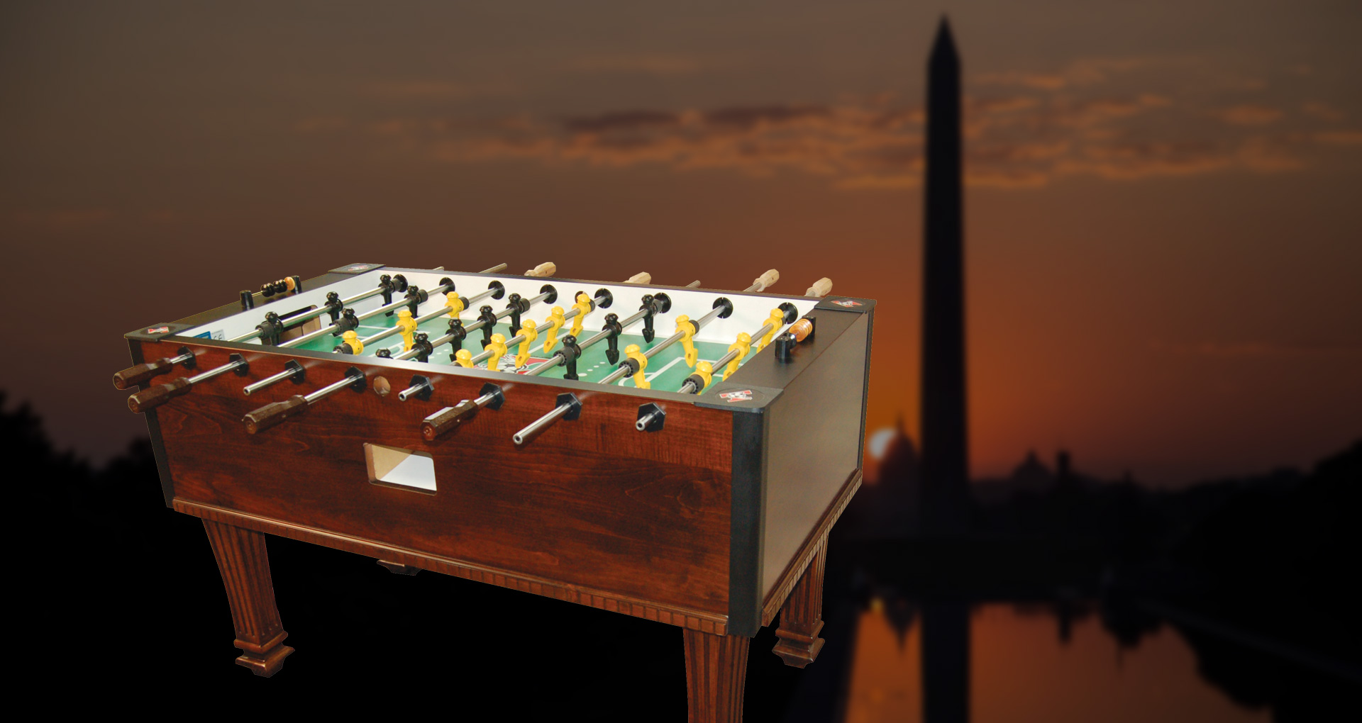 Champion Reagan Foosball Table Made in the USA, By Tornado
