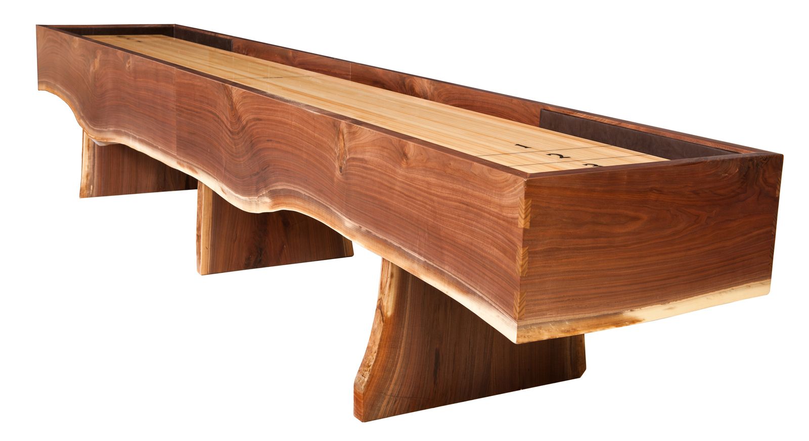 Heirloom Big Sky Live Edge Shuffleboard Table Heirloom Shuffleboards