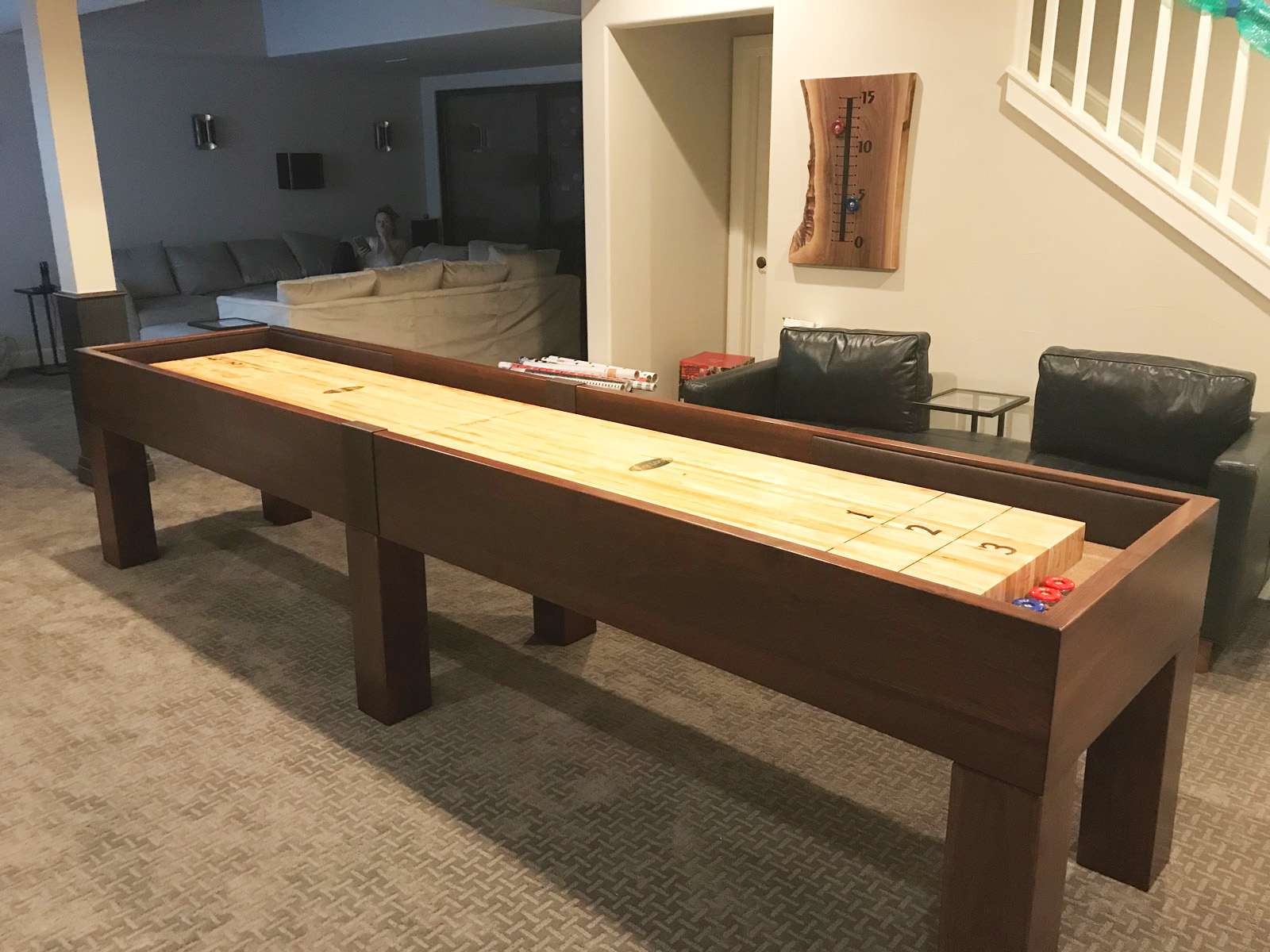 Heirloom Norwich Shuffleboard Table Hand Crafted in the USA Heirloom