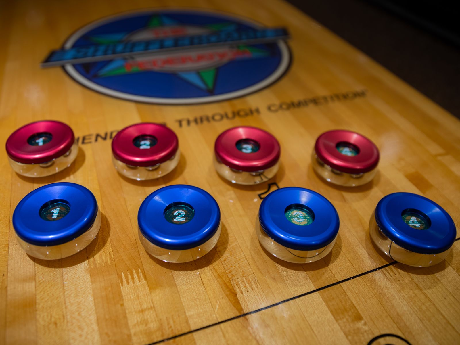 Pro Series Adjustable Aluminum Weight Caps Standard Shuffleboard