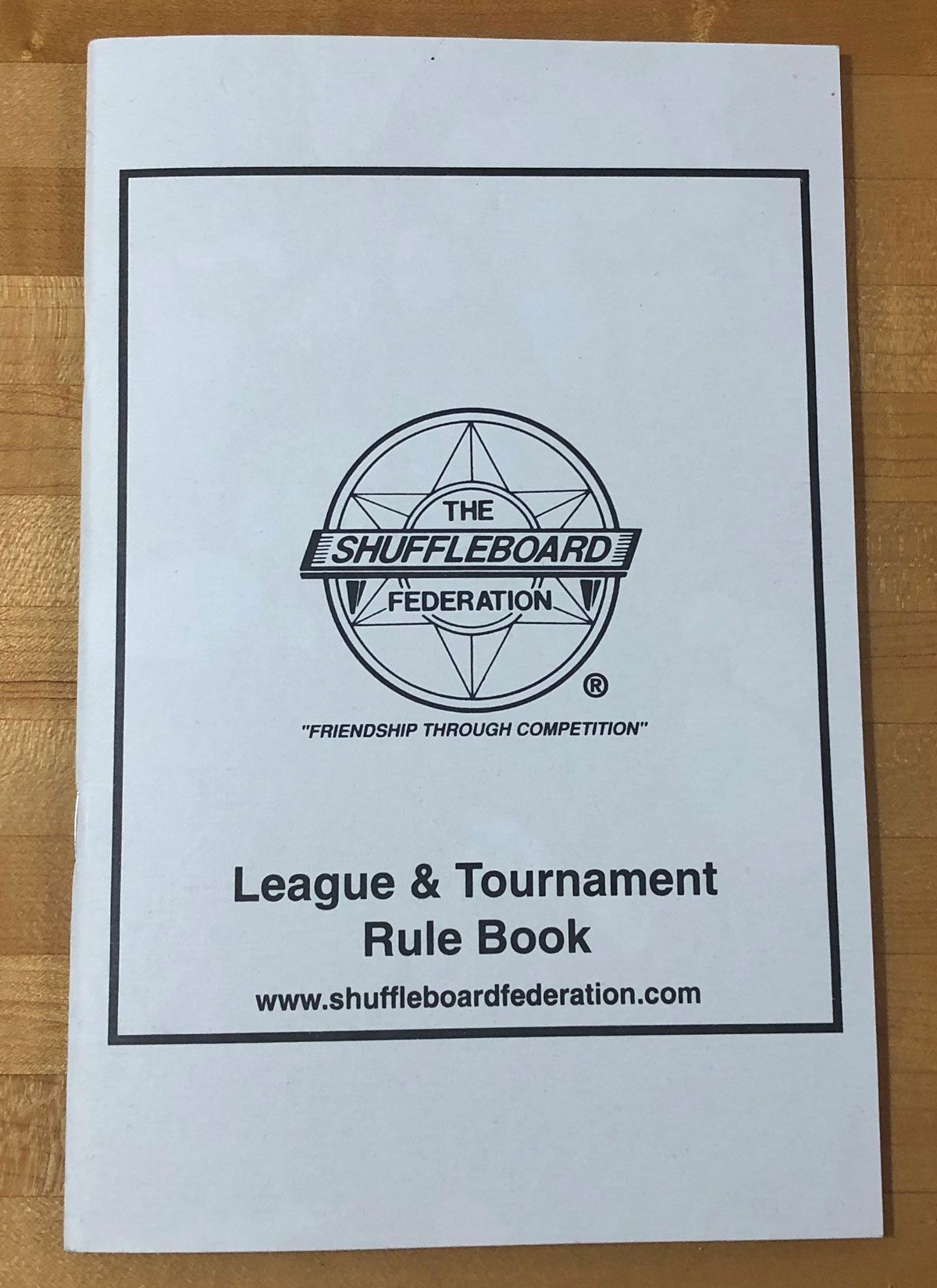 Shuffleboard Rule Books Shuffleboard Federation