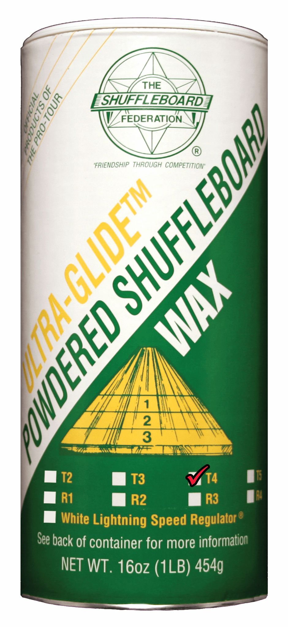 Table Shuffleboard Wax UltraGlide T4 Speed Powder Shuffleboard