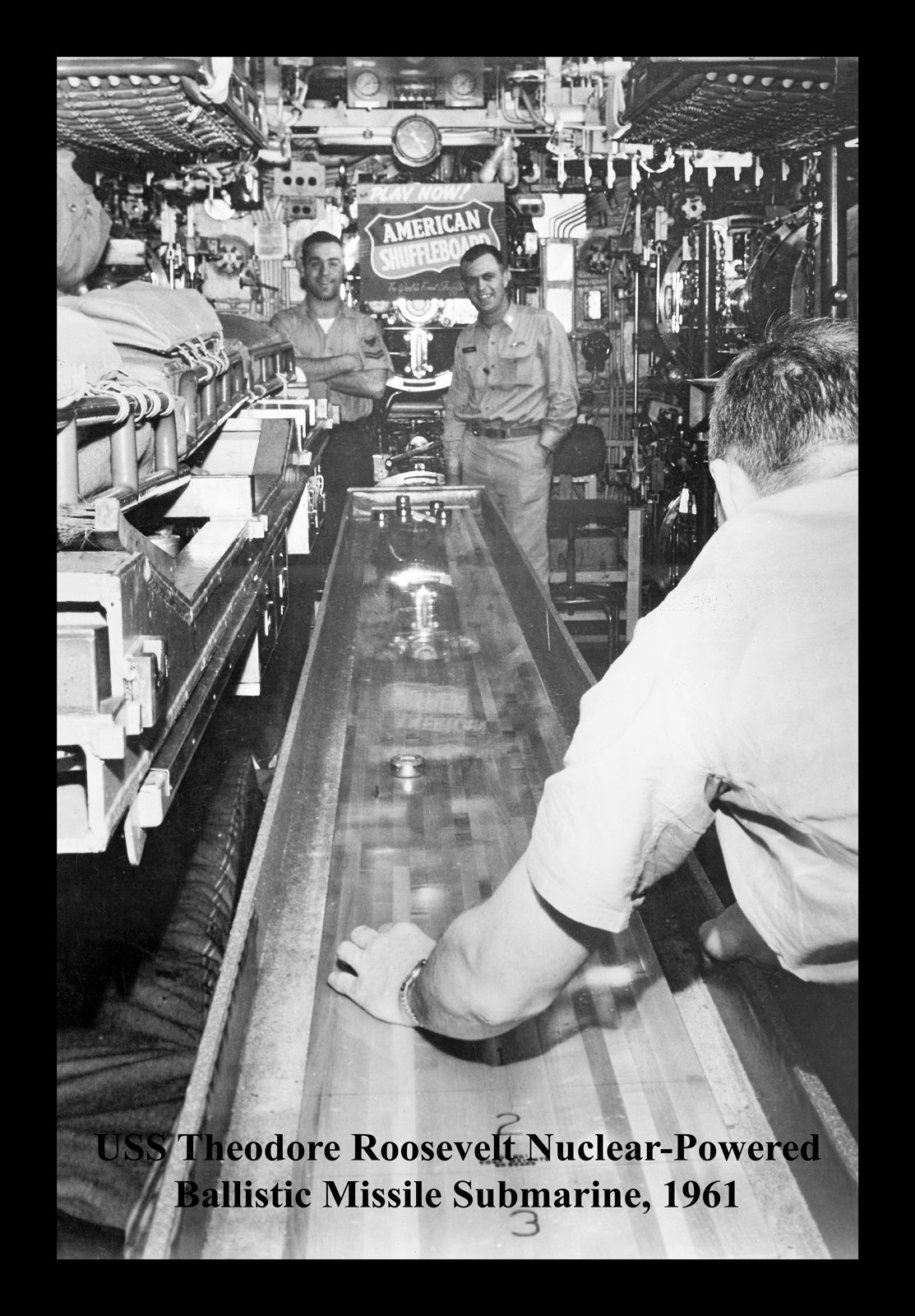Shuffleboard Under The Sea Table Shuffleboard Framed Print