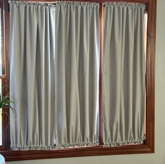 100% Blackout French Door Curtain Nevada Collection (Single Panel)