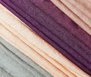 CRUSHED SATEEN Sidelight Panels & Door Curtains