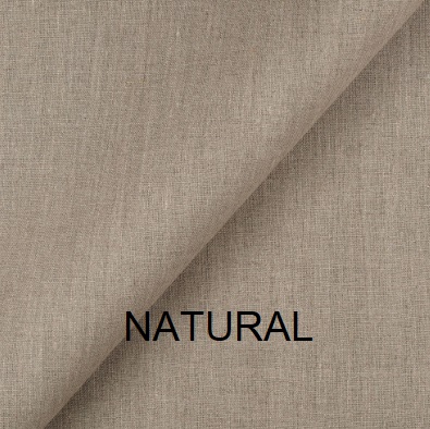 100% Linen French Door Curtain (Single Panel)
