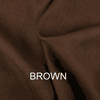 100% Linen French Door Curtain (Single Panel)