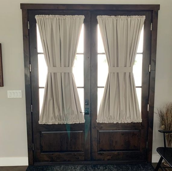 100% Blackout French Door Curtain Nevada Collection (Single Panel)