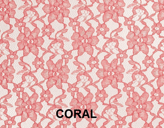 Floral Lace French Door Curtain (Single Panel)