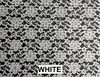 Floral Lace French Door Curtain (Single Panel)