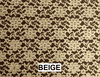 Floral Lace French Door Curtain (Single Panel)