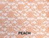 Floral Lace French Door Curtain (Single Panel)