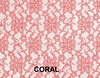 Floral Lace French Door Curtain (Single Panel)