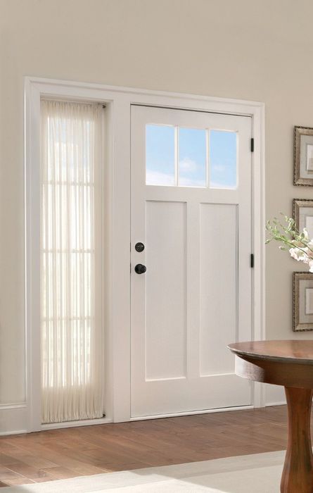 100% Linen French Door Curtain (Single Panel)