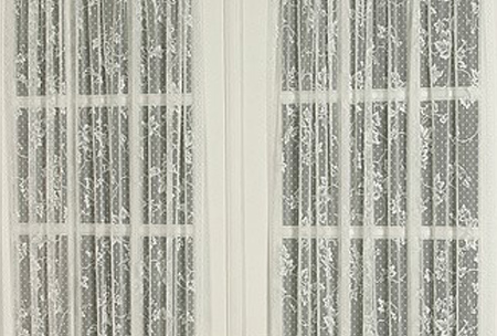 Heritage Lace English Ivy French Door Selection (Door Window Curtains)