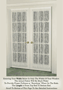 Heritage Lace English Ivy French Door Selection (Door Window Curtains)