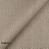 Linen Curtain, 57" Wide Rod Pocket Curtain, Custom Length Curtain (Single Panel)