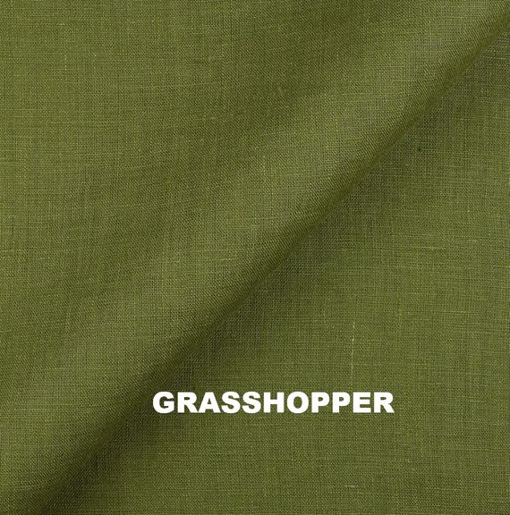 Linen Curtain, 57" Wide Rod Pocket Curtain, Custom Length Curtain (Single Panel)