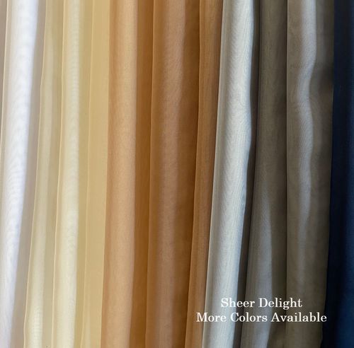 SHEER DELIGHT (Semi-Privacy) Sidelight Curtains & Door Curtains