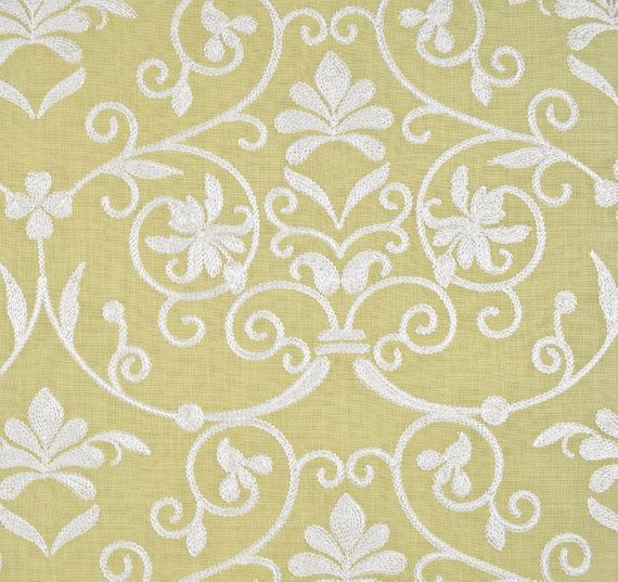Sidelight Curtain Embroidered Covington Lacey (100% Privacy)