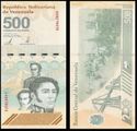 2 x 500 = 1000 Venezuela Digitalis Bolivar Banknotes UNC-Collectible!