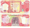 <I>MINT 25000 NEW IRAQI DINARS 2015 WITH NEW SECURITY FEATURES <br> IQD UNC! CERTIFIED.</I></br>