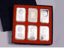 5GM 24K Gold Bar+5  Silver Bars 
