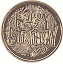 Birthday Candle (Goldplated Silver) 