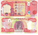<I>FIRST TIME IN USA, 20 x 25000 = 500000 NEW IRAQI DINARS 2020 WITH <BR>NEW SECURITY FEATURES IQD-UNC. </I> CERTIFIED!</I></br>