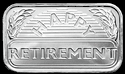 Happy Retirement (Plain Silver)