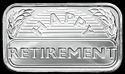 Happy Retirement (Plain Silver)