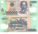 <I>NEW MINT 1 MILLION(2 X 500000) VIETNAM DONG POLYMER<br> VIETNAMESE CURRENCY VND-AUTHENTIC!</I></br>