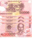 NEW VIETNAM 20 x 50000 = 1M DONG POLYMER VIETNAMESE CURRENCY-UNC!