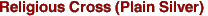 Religious Cross (Plain Silver)