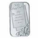 Wedding Ingot Plain Silver