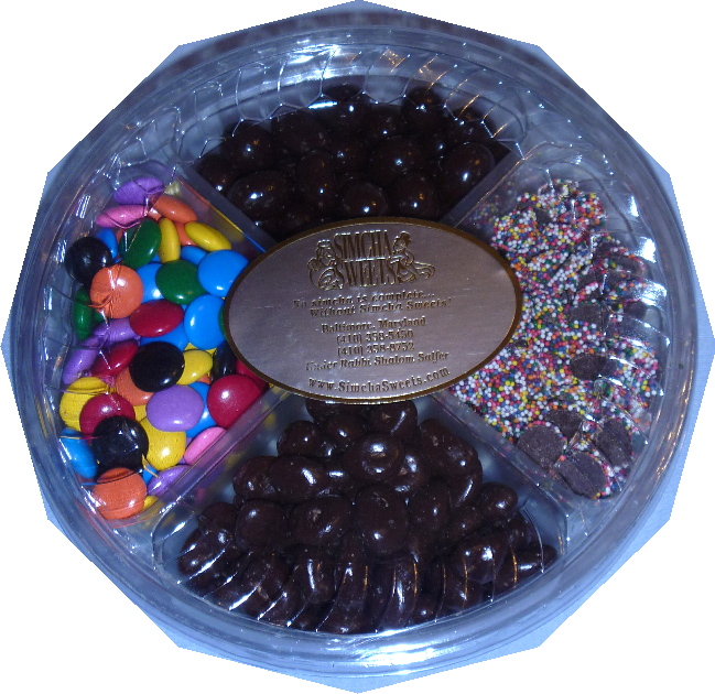 4 Section Chocolate Platter (Kosher)