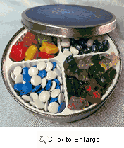 Chanukah Tin - 1 lb (Kosher)