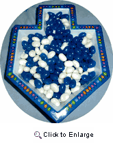 Dreidel Filled With Jelly Beans (Kosher) 