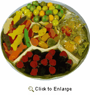 Rosh Hashana Filled Ceramic Gift (Kosher)