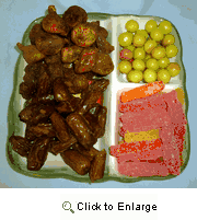 Sectional Ceramic Rosh Hashanah Platter
