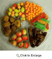 Six section Rosh Hashanah Platter (Kosher)