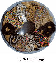 Small Platter of Chocolate Covered Pretzels (Kosher)