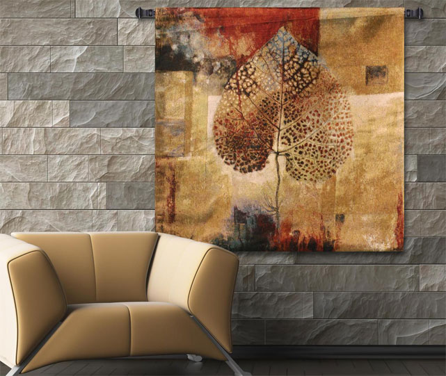 Abstract Autumn tapestry Large Abstract Tapestries