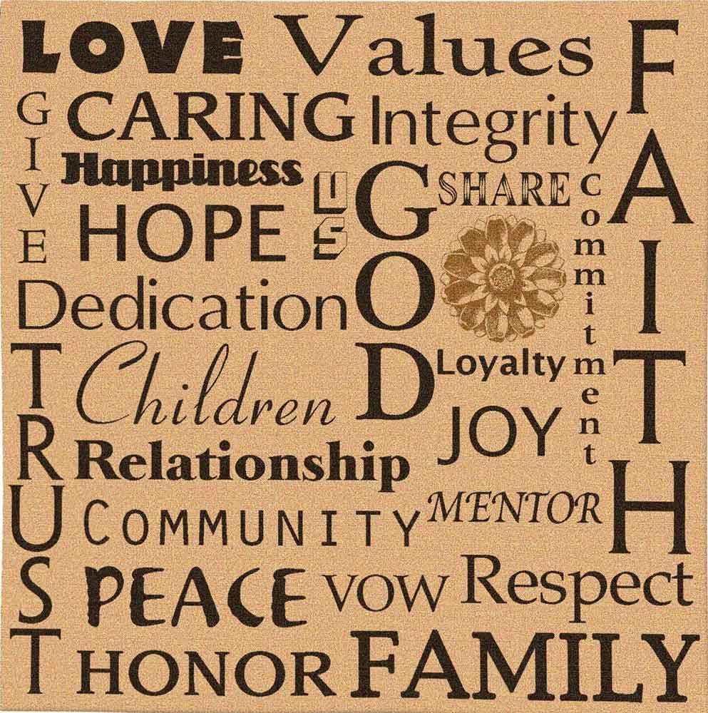 Family Values tapestry Medium 150 to 249